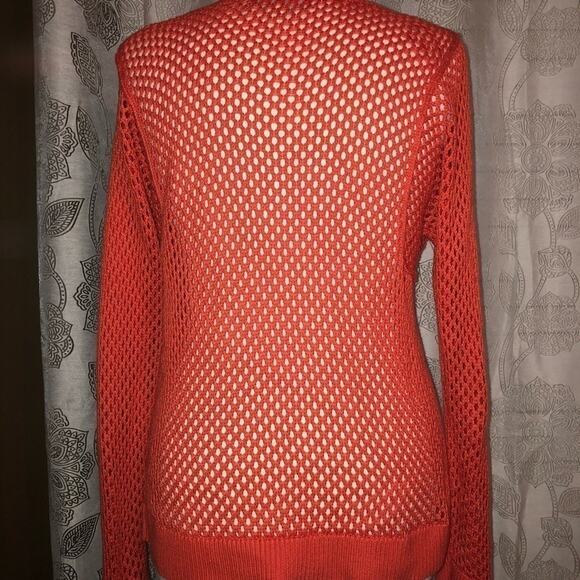 MICHEAL KORS  knitted  coral sweater size S - Picture 6 of 8